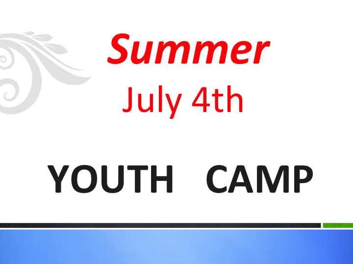 Youth Camp